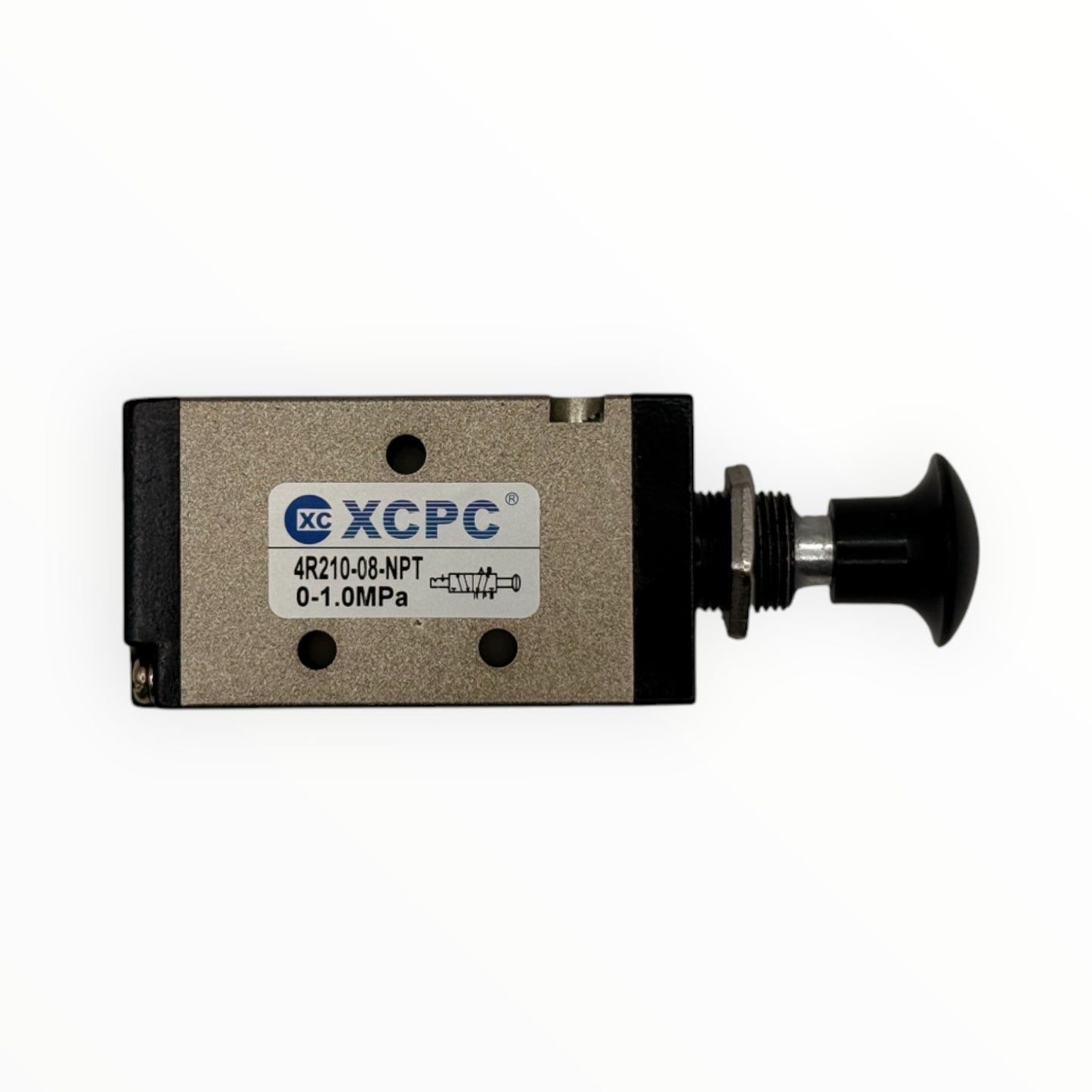 Valvula neumatica 5/2 conex 1/4" mando tirador [4R210-08]