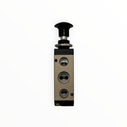 Valvula neumatica 5/2 conex 1/4" mando tirador [4R210-08]
