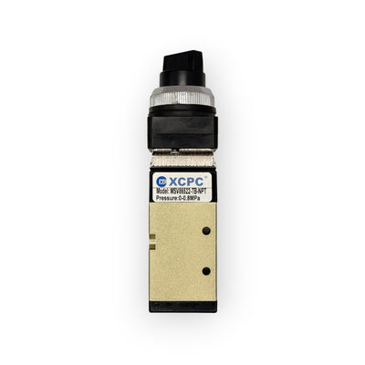 Valvula neumatica 5/2 conex 1/4" tipo selector [MSV86522TB] - SKU: XC 1110 — Automatización Industrial Chile | BDTEC