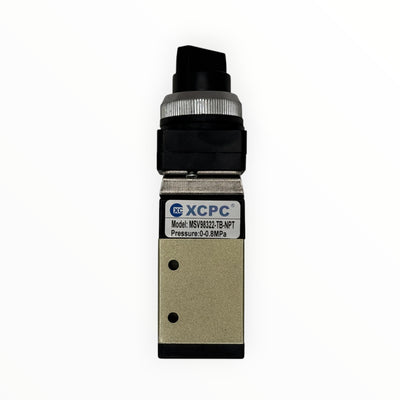 Valvula neumatica 3/2 conex 1/4" tipo selector [MSV98322TB] - SKU: XC 1114 — Automatización Industrial Chile | BDTEC