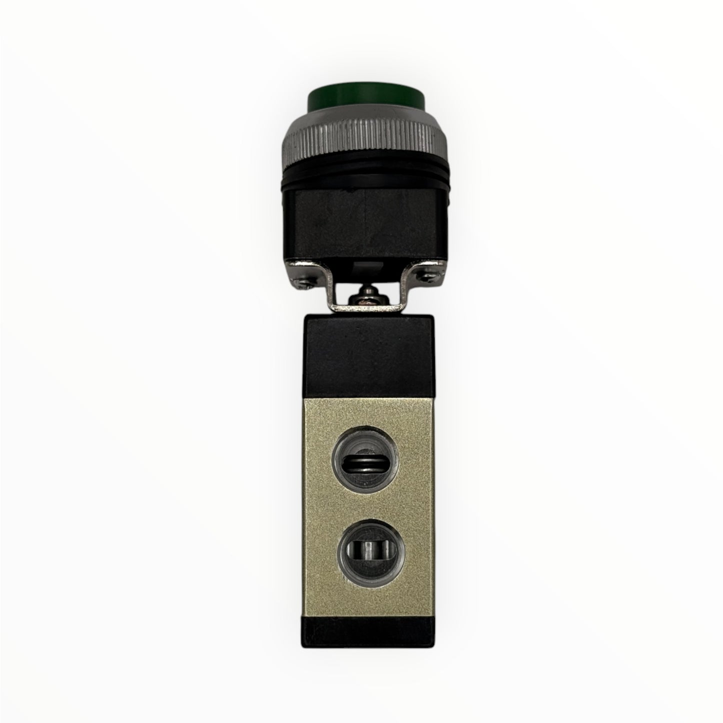 Valvula neumatica 3/2 conex 1/4" tipo boton saliente [MSV98322PPL]