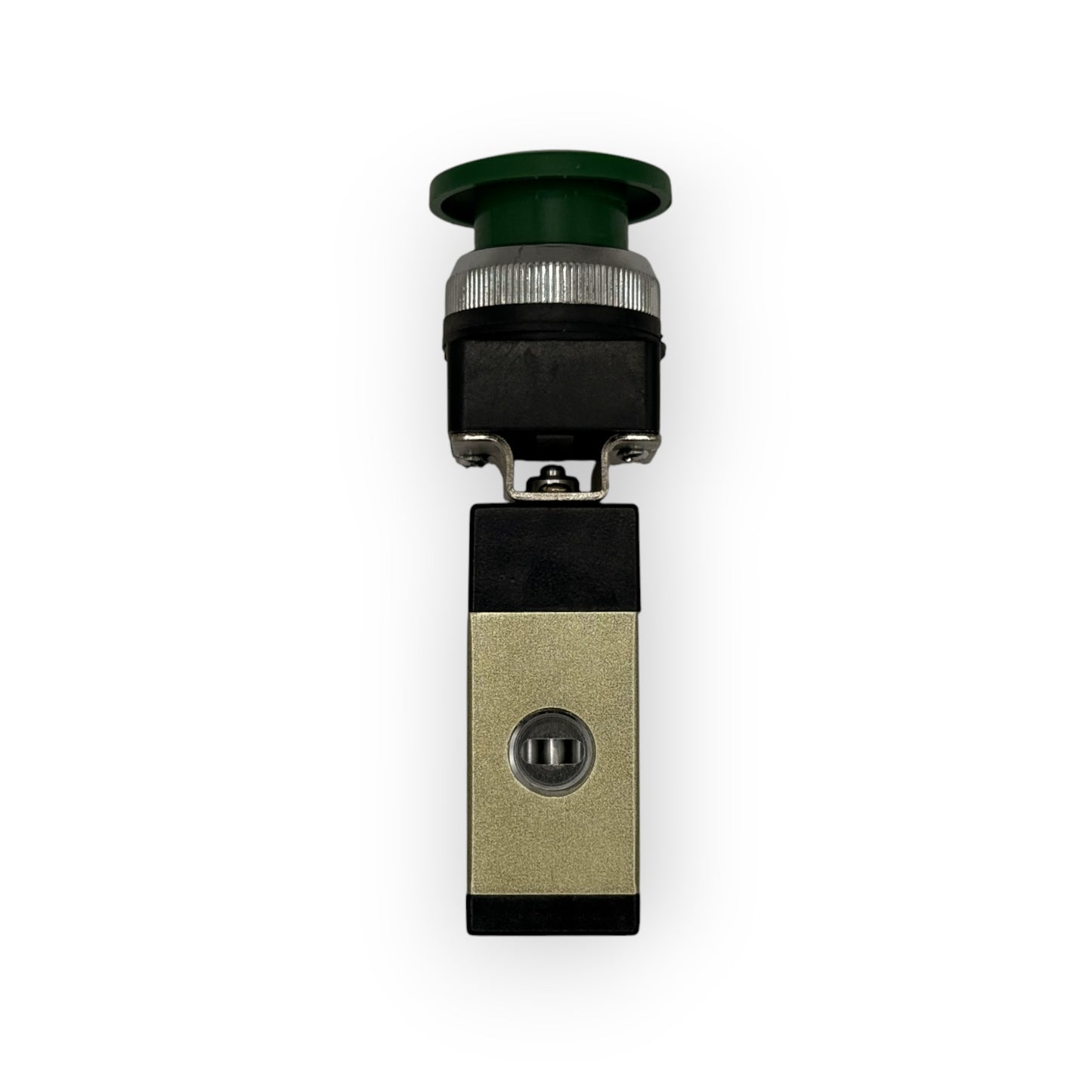 Valvula neumatica 3/2 conex 1/4" tipo boton parada [MSV98322PB]