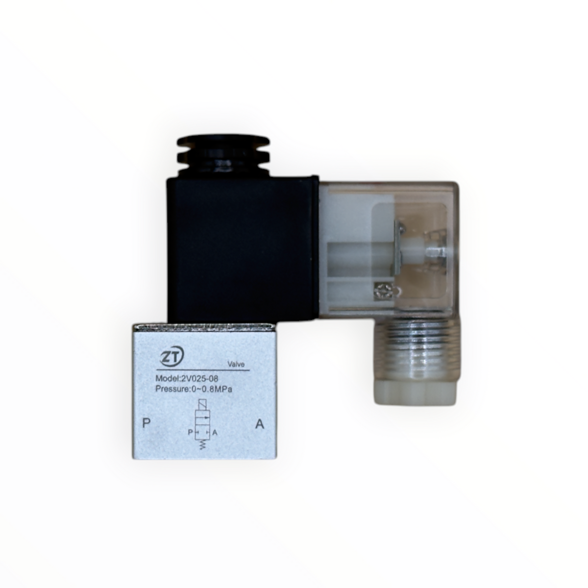 Válvula solenoide 2/2 bronce conexión 1/4" ZT PU220-02 - vista 3