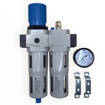 Filtro regulador lubricador conexión 3/4" cuerpo midi ZT XOU-3/4-MIDI - vista 4