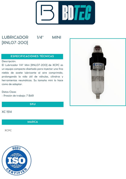 Lubricador 1/4" mini [XNL07-200]