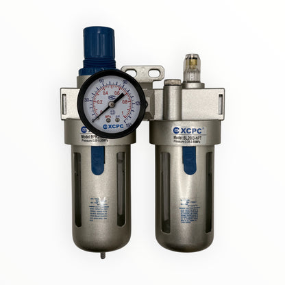 Filtro regulador lubricador 1/4" 2 cuerpos [BFC2000] - SKU: XC 1515 — Automatización Industrial Chile | BDTEC