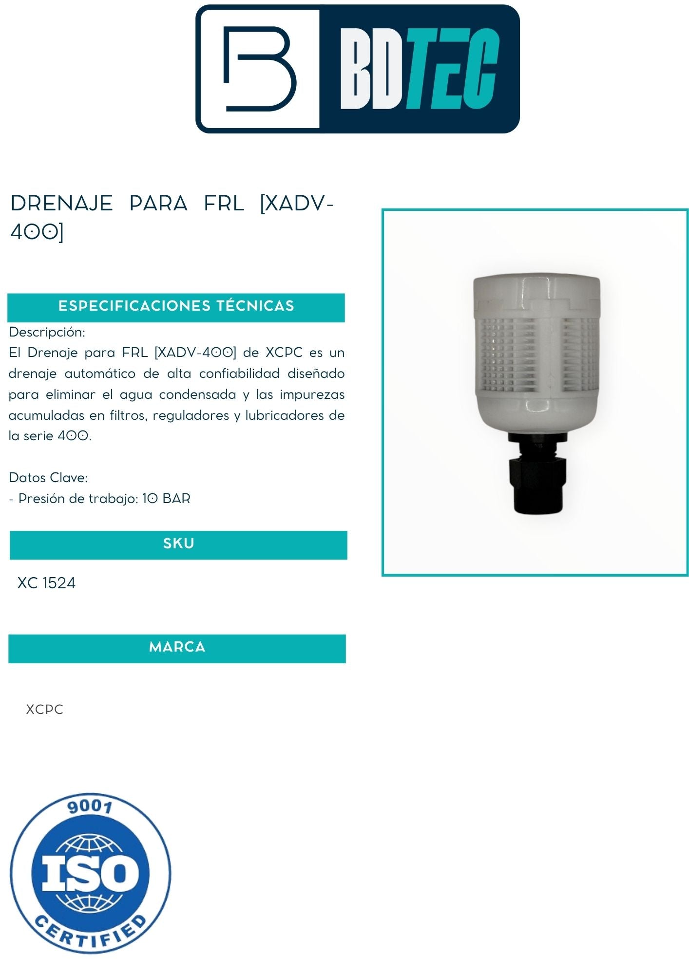 Drenaje para frl [XADV-400]