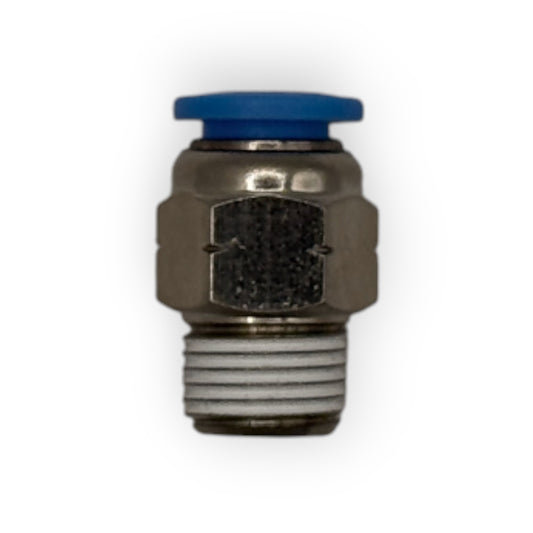Conector recto 1/4 x hilo 1/8 [XPC-1/4-N1] - SKU: XC 2000 — Automatización Industrial Chile | BDTEC