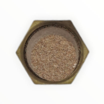 Silenciador de bronce 3/8" [B-10-NPT] - SKU: XC 2030 — Automatización Industrial Chile | BDTEC