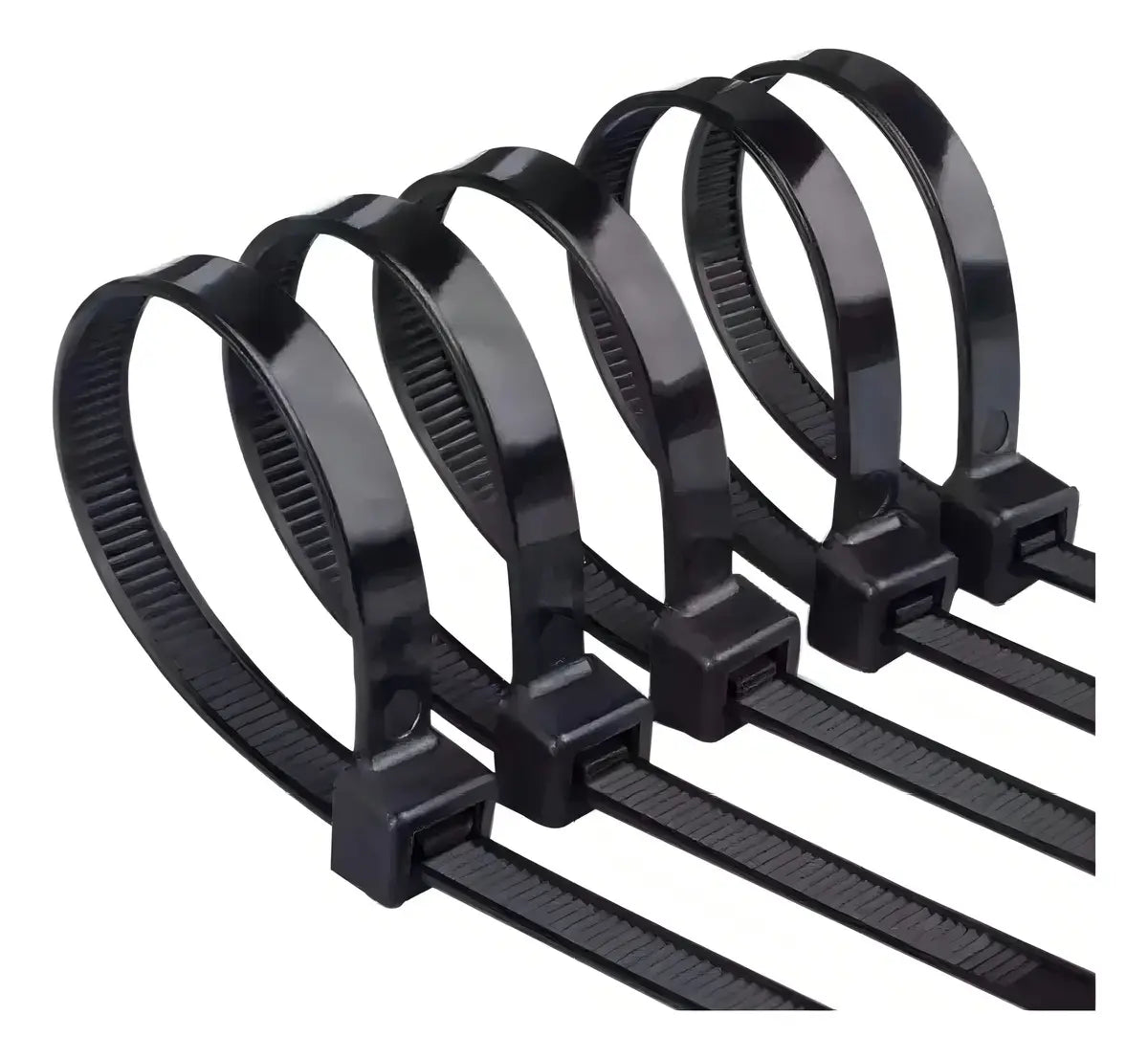 Amarra plastica negra 3.5x200 (100u)