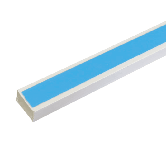 Bandeja pvc blanca 20mmx10mm c/adhesivo - SKU: CN 2625 — Automatización Industrial Chile | BDTEC