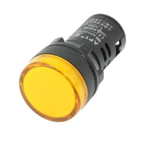LUZ LED INDICADOR 22MM AMARILLO 24VDC