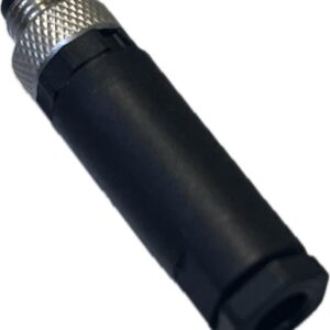 CONECTOR ARMABLE M12, MACHO, RECTO, 4 PINES
