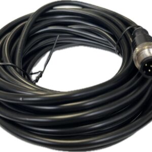 CABLE CONECTOR M12, MACHO, RECTO, 5 PINES 5 HILOS CON CABLE DE 5M