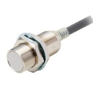 SENSOR Inductivo, M18, Rasante, SN 7mm, 24-240Vac/dc, Cuerpo laton niquelado, NO, Cable 2m.