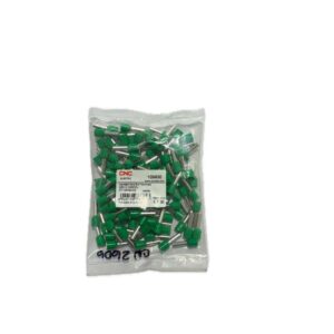 FERRUL 10AWG 6MM2 VERDE (100U)