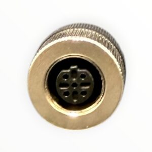 CONECTOR HEMBRA M12 DE 4 PINES, CÓDIGO B